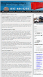 Mobile Screenshot of dumpsterrentaldayton.net